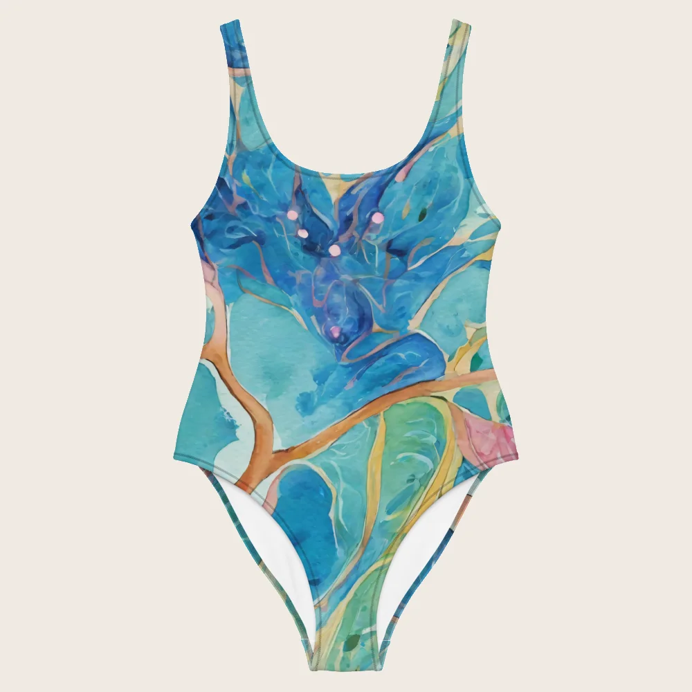 One-Piece Swimsuit on model