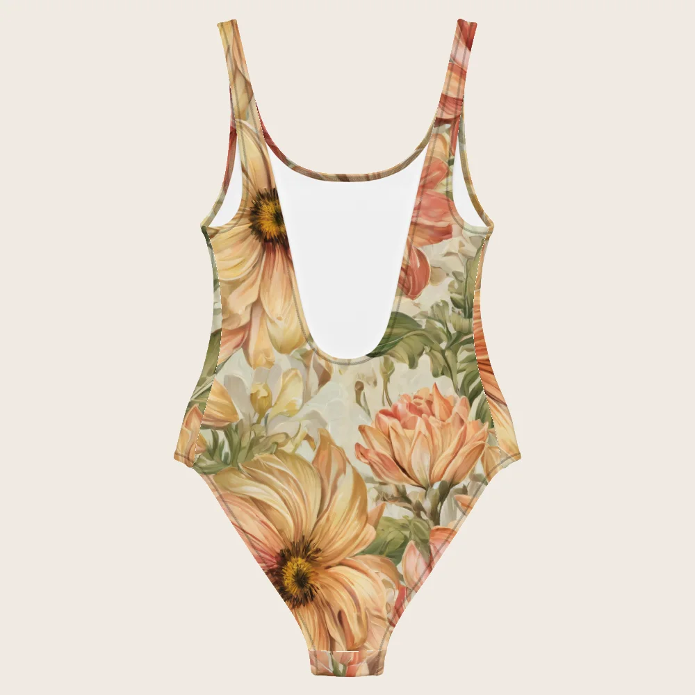 One-Piece Swimsuit on model