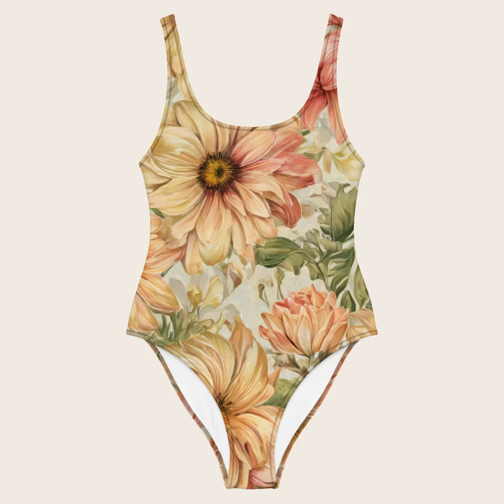 One-Piece Swimsuit on model