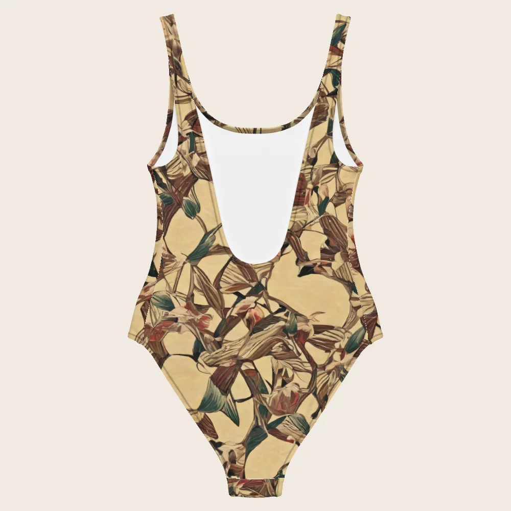 One-Piece Swimsuit on model