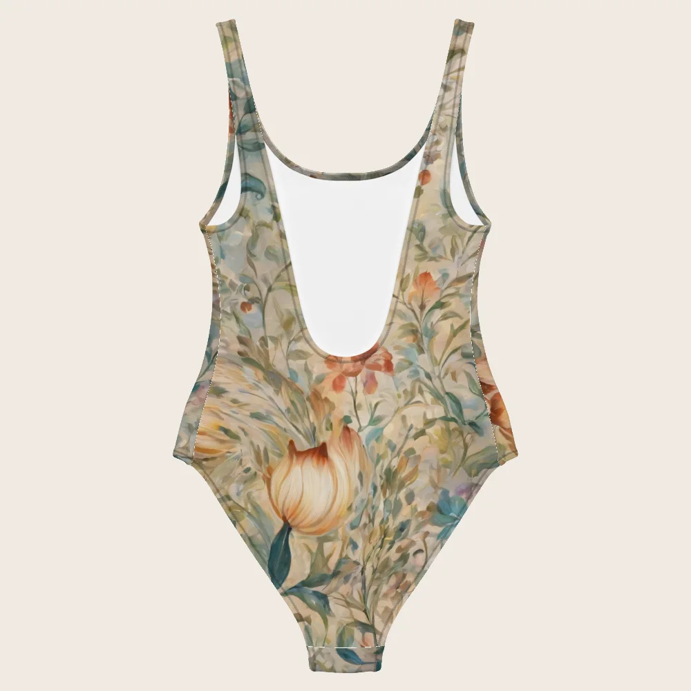 One-Piece Swimsuit on model