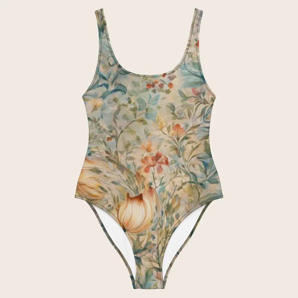 One-Piece Swimsuit on model