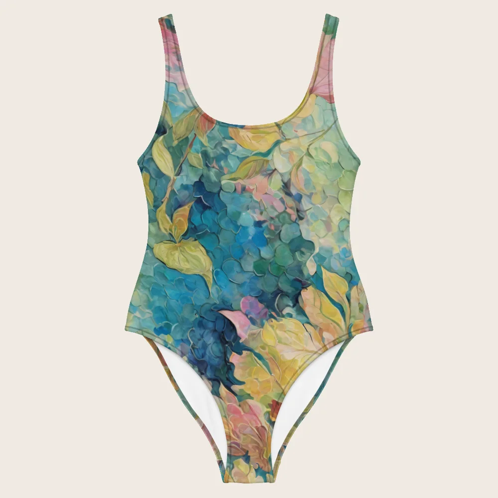 One-Piece Swimsuit on model