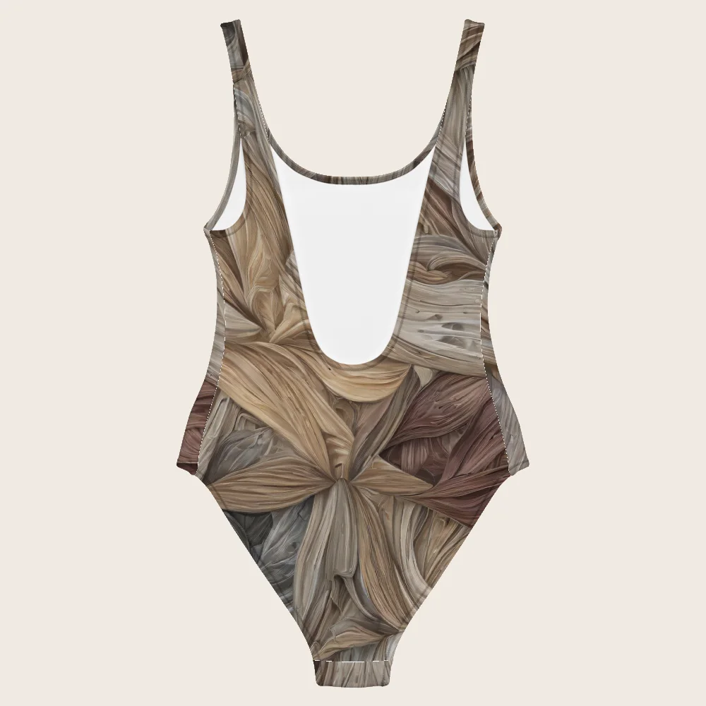 One-Piece Swimsuit on model