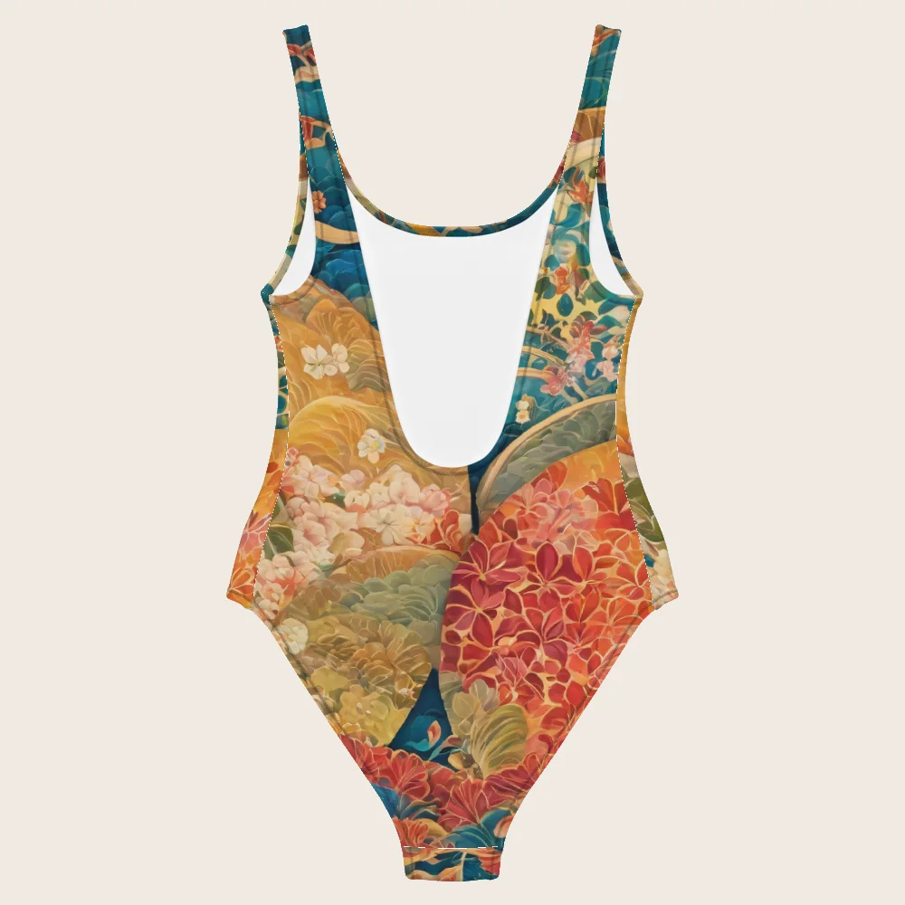 One-Piece Swimsuit on model