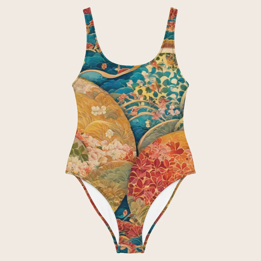 One-Piece Swimsuit on model