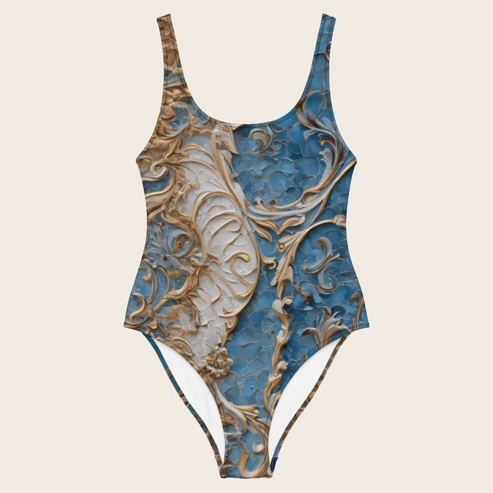 One-Piece Swimsuit on model