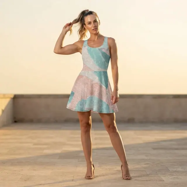 Skater Dress, one-of-one design AD9AB9DC