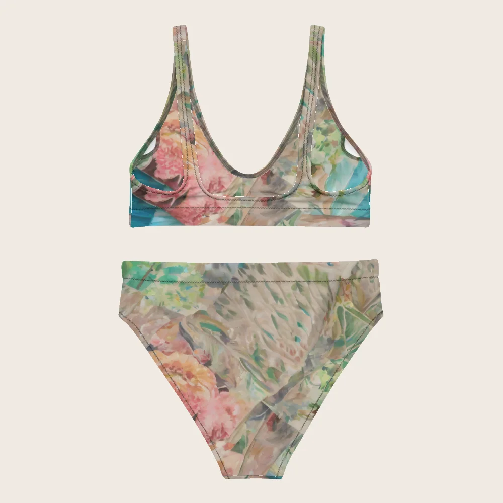 High-Waisted Bikini on model