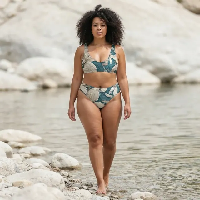 High-Waisted Bikini, one-of-one design C783FC09