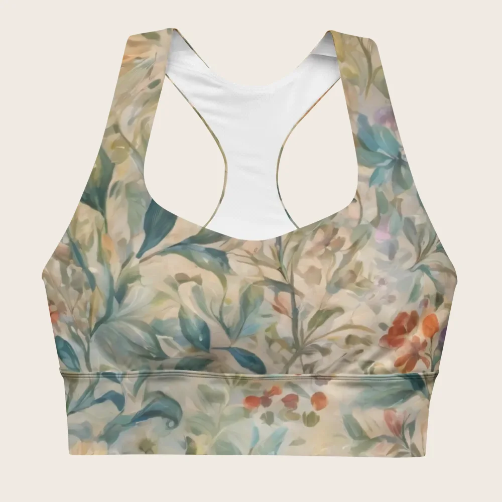 Longline Sports Bra on model