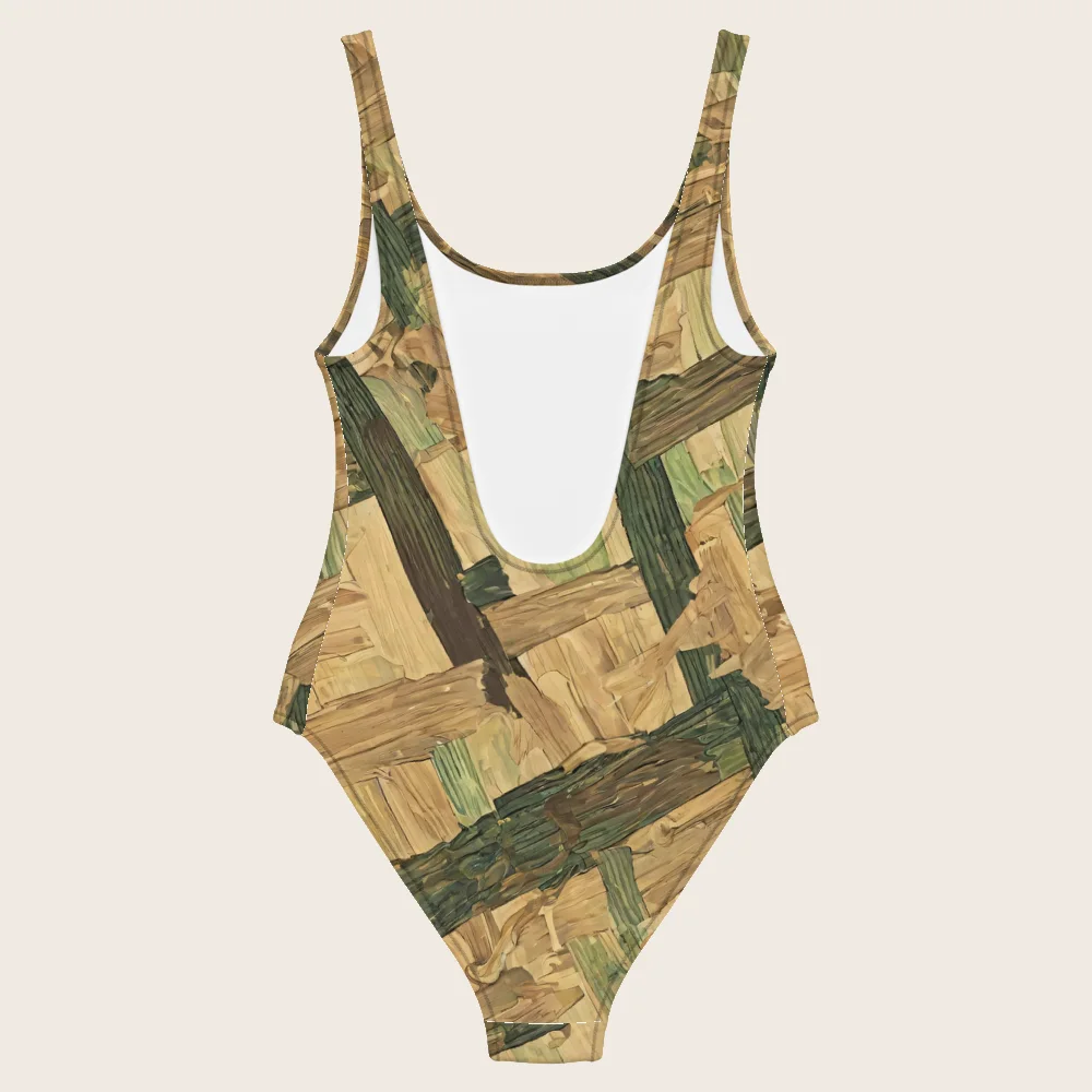 One-Piece Swimsuit on model