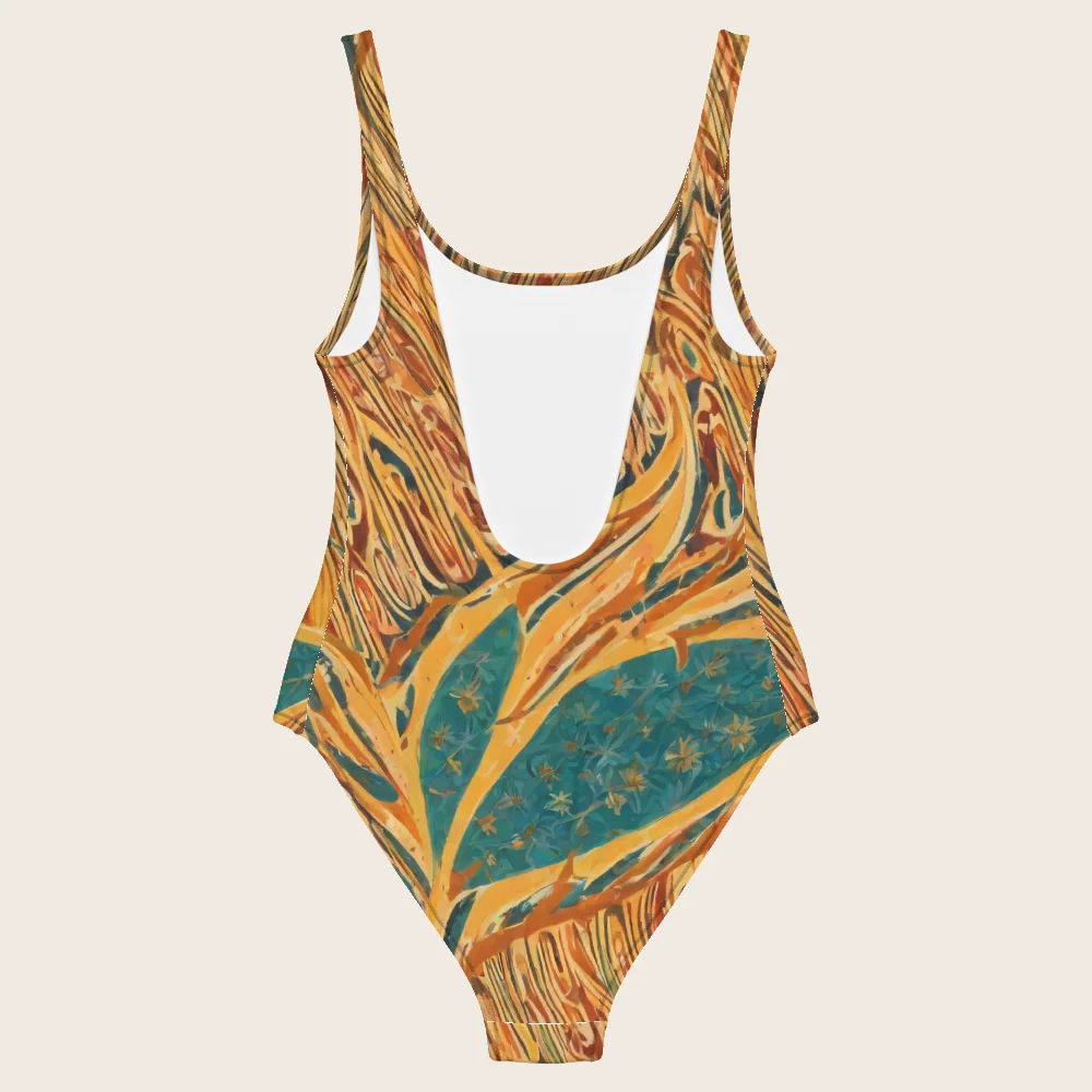 One-Piece Swimsuit on model