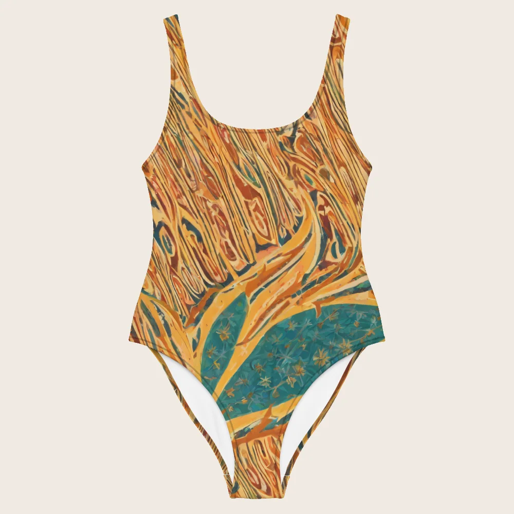 One-Piece Swimsuit on model