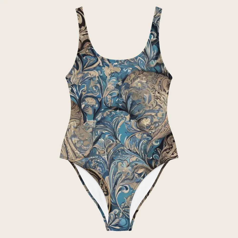 One-Piece Swimsuit on model