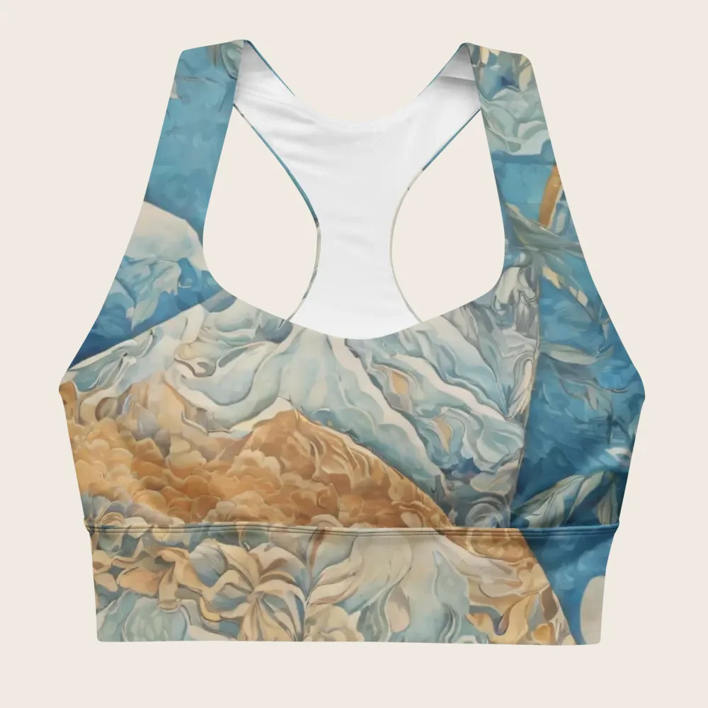 Longline Sports Bra on model