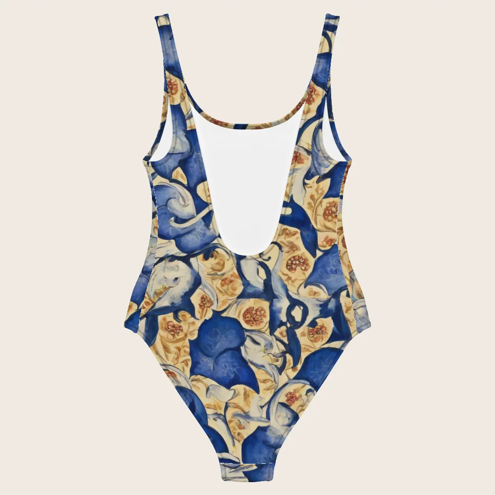One-Piece Swimsuit on model