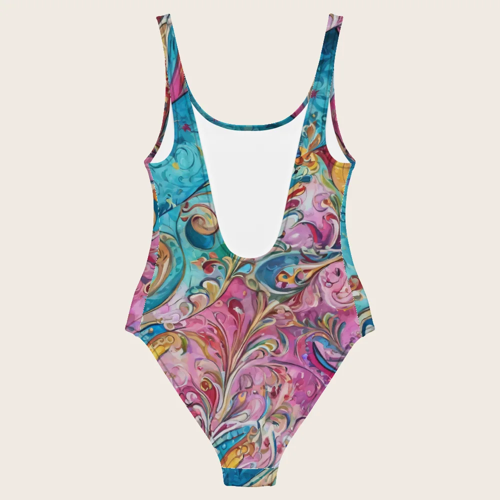One-Piece Swimsuit on model