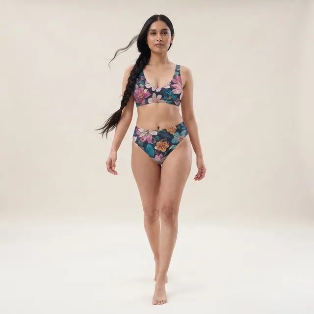 High-Waisted Bikini, one-of-one design 9CF2CD14