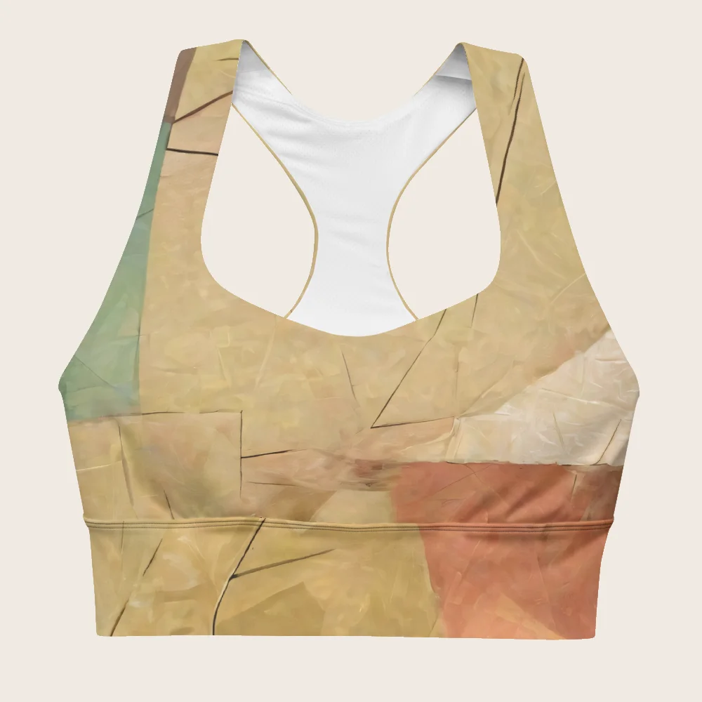 Longline Sports Bra on model
