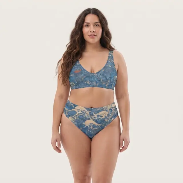 High-Waisted Bikini, one-of-one design B42EA195
