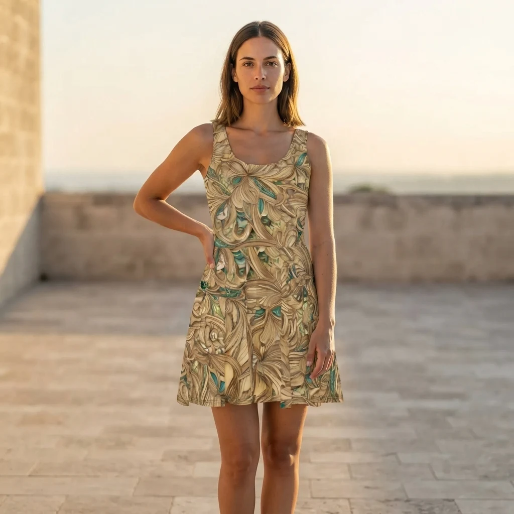 Skater Dress on model
