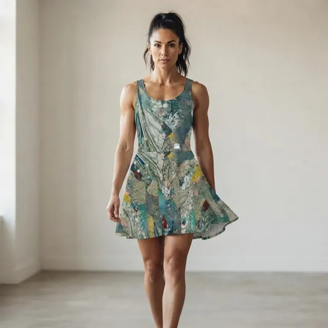 Skater Dress, one-of-one design 95A22643