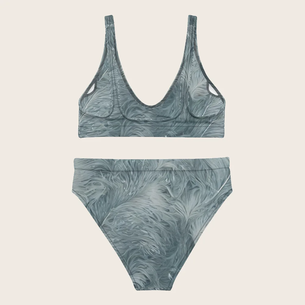 High-Waisted Bikini on model