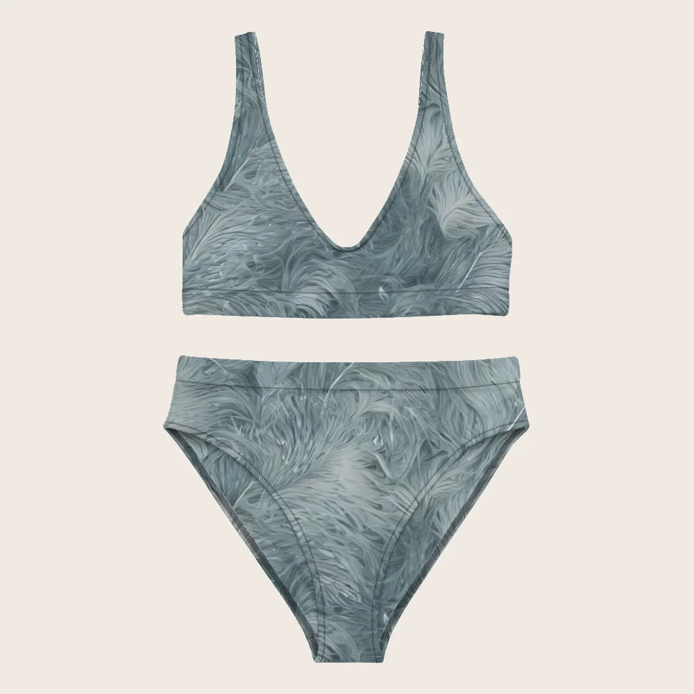 High-Waisted Bikini on model