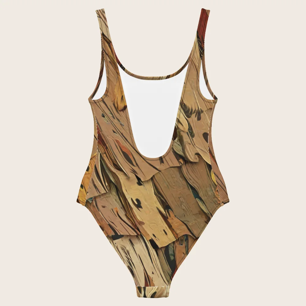 One-Piece Swimsuit on model
