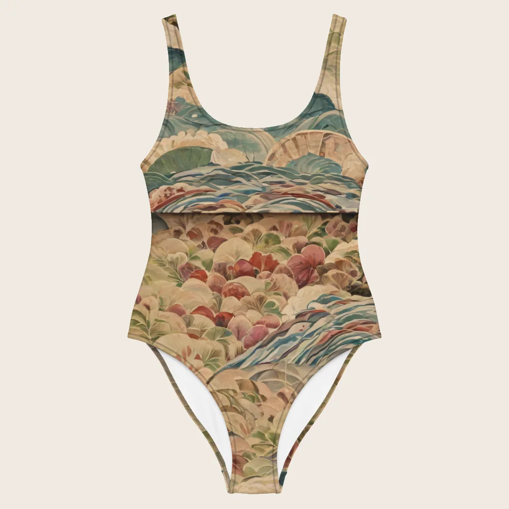 One-Piece Swimsuit on model