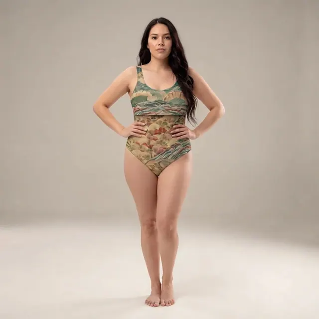 One-Piece Swimsuit, one-of-one design 1396D214