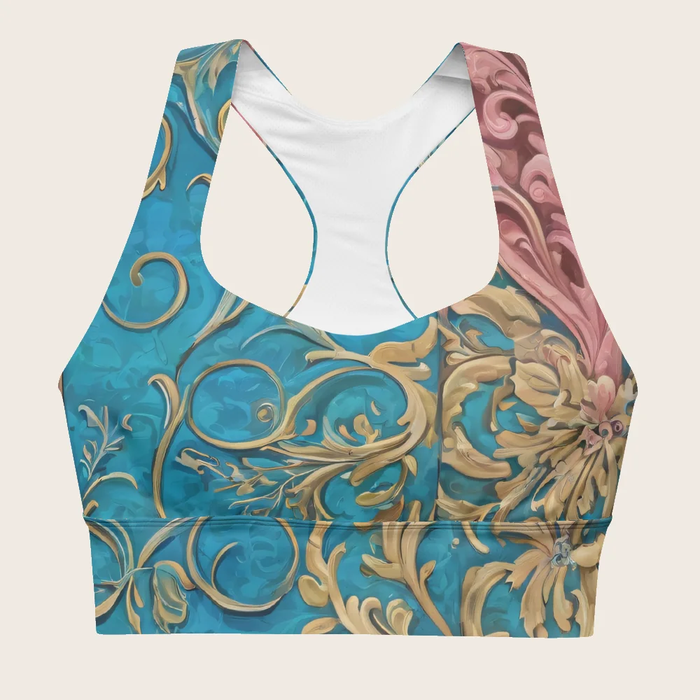 Longline Sports Bra on model
