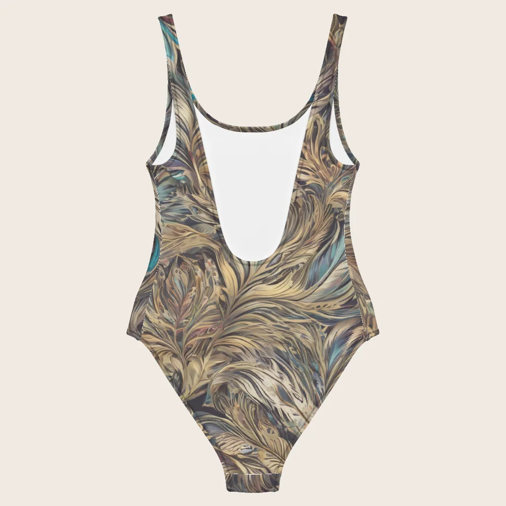 One-Piece Swimsuit on model