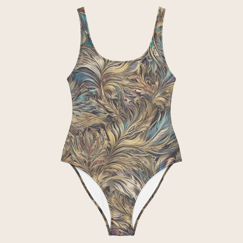 One-Piece Swimsuit on model