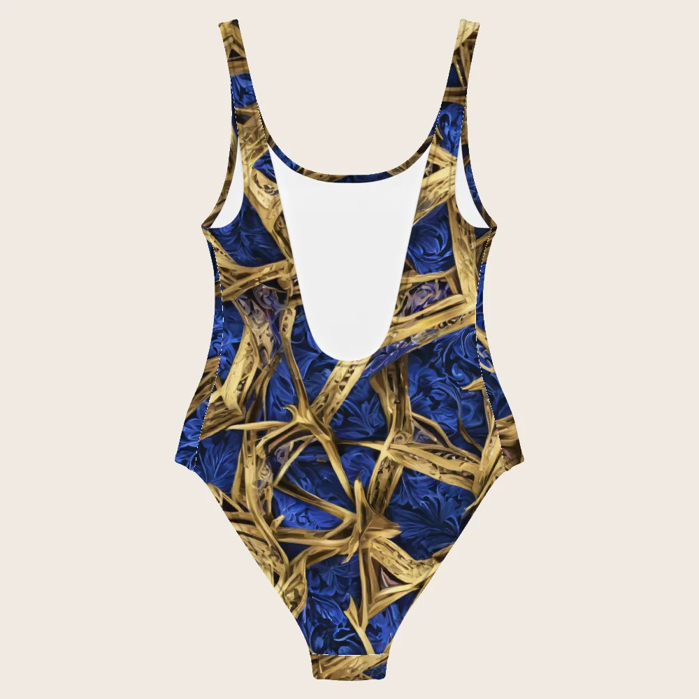 One-Piece Swimsuit on model