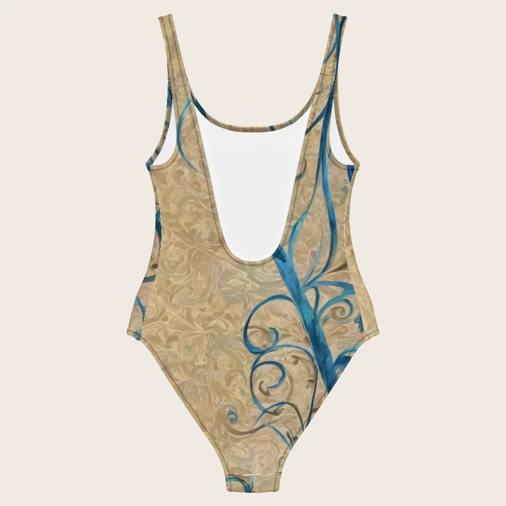 One-Piece Swimsuit on model