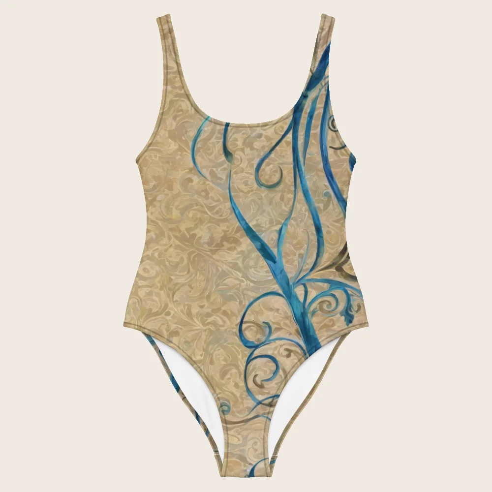 One-Piece Swimsuit on model