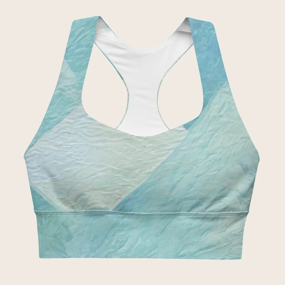 Longline Sports Bra on model