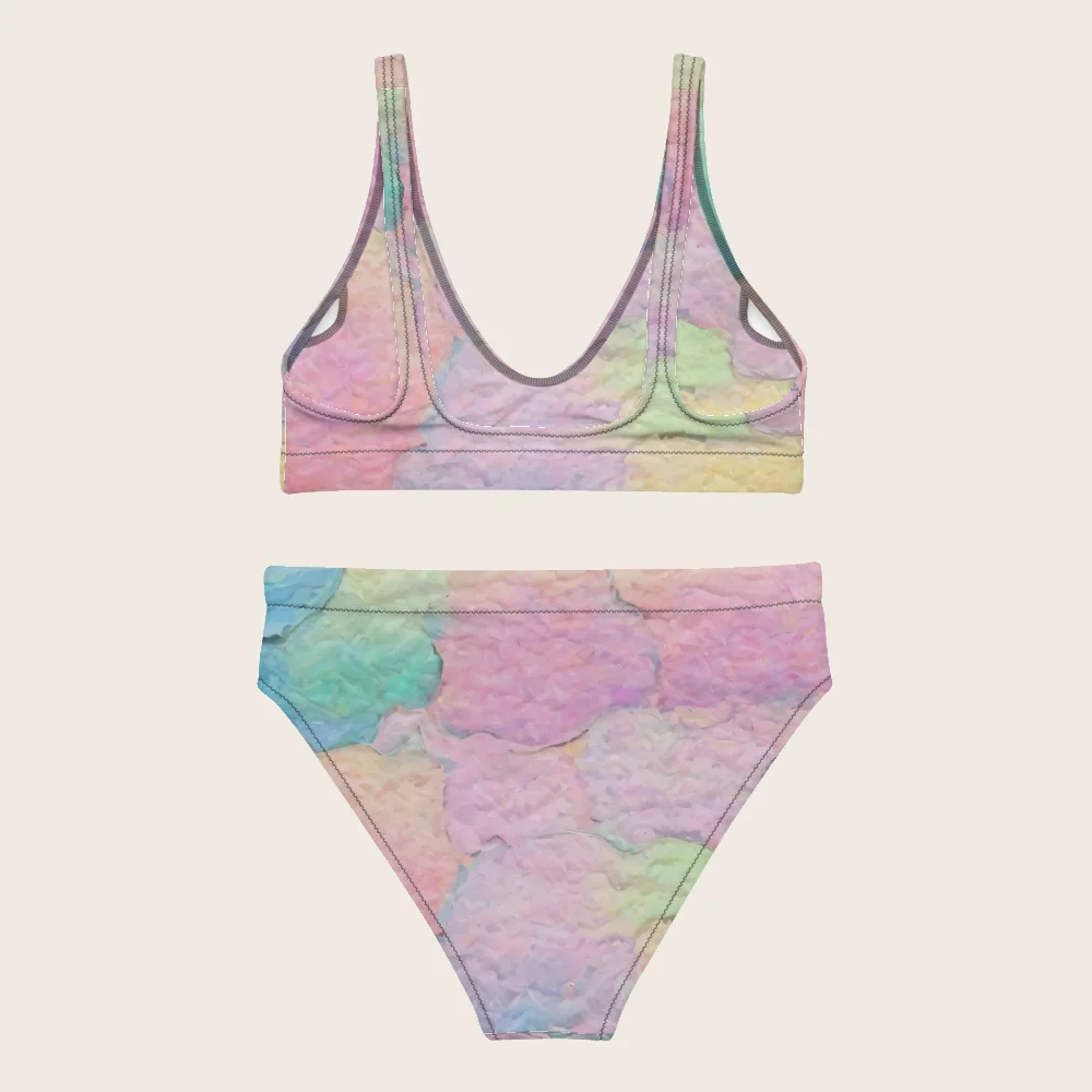 High-Waisted Bikini on model
