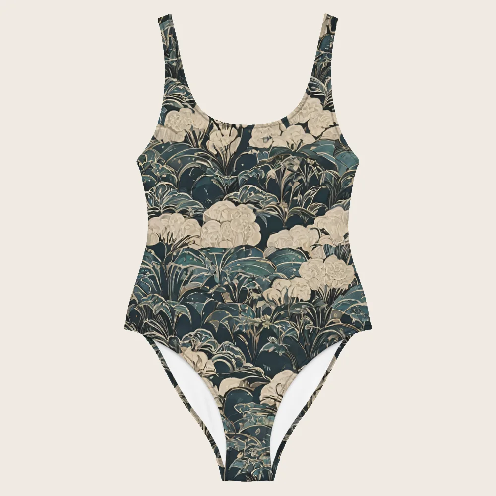One-Piece Swimsuit on model