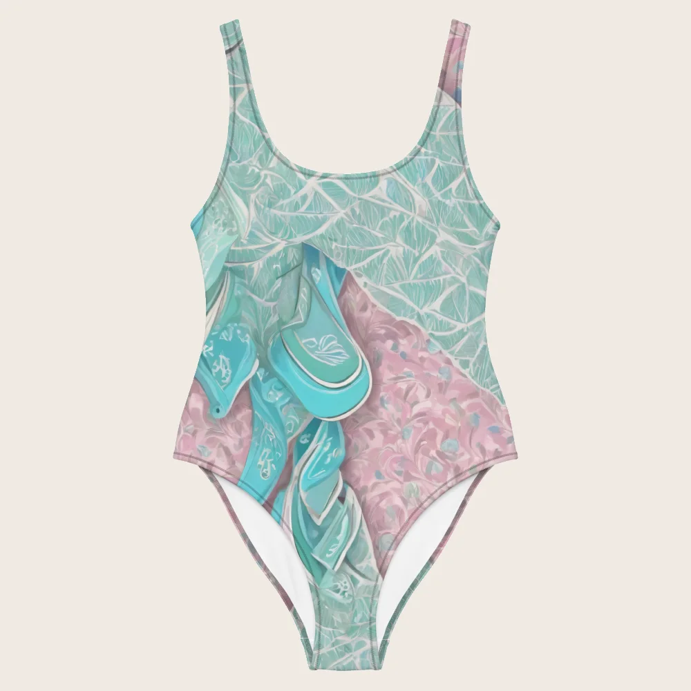 One-Piece Swimsuit on model
