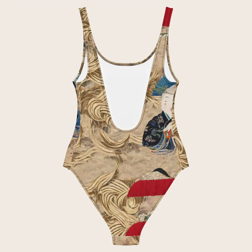 One-Piece Swimsuit on model