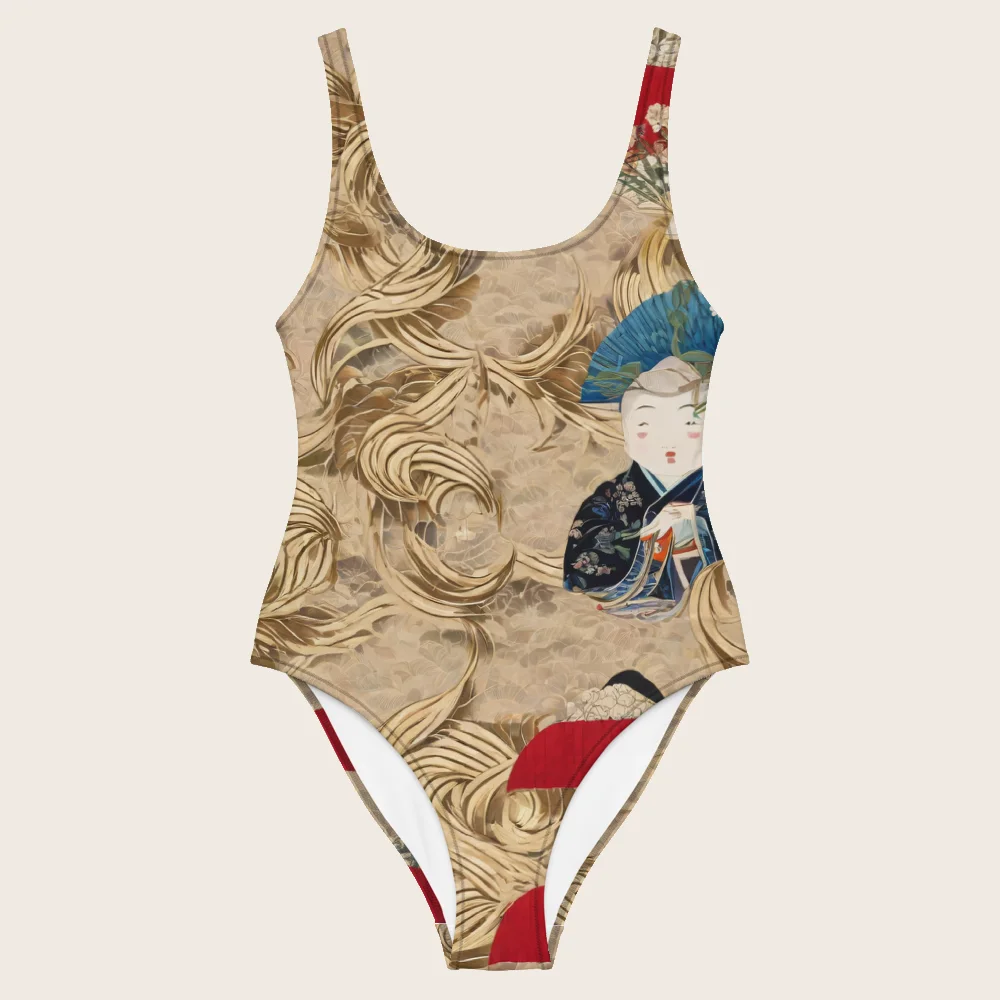 One-Piece Swimsuit on model