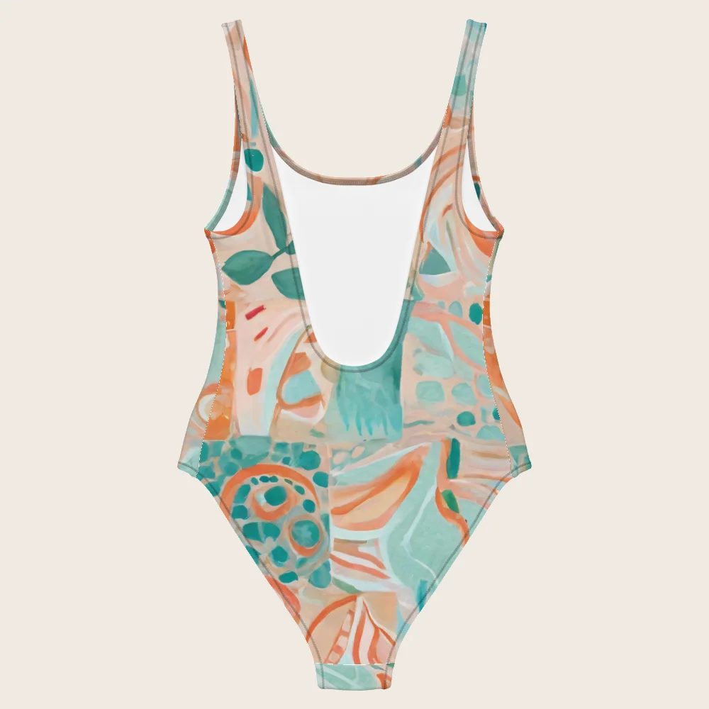 One-Piece Swimsuit on model