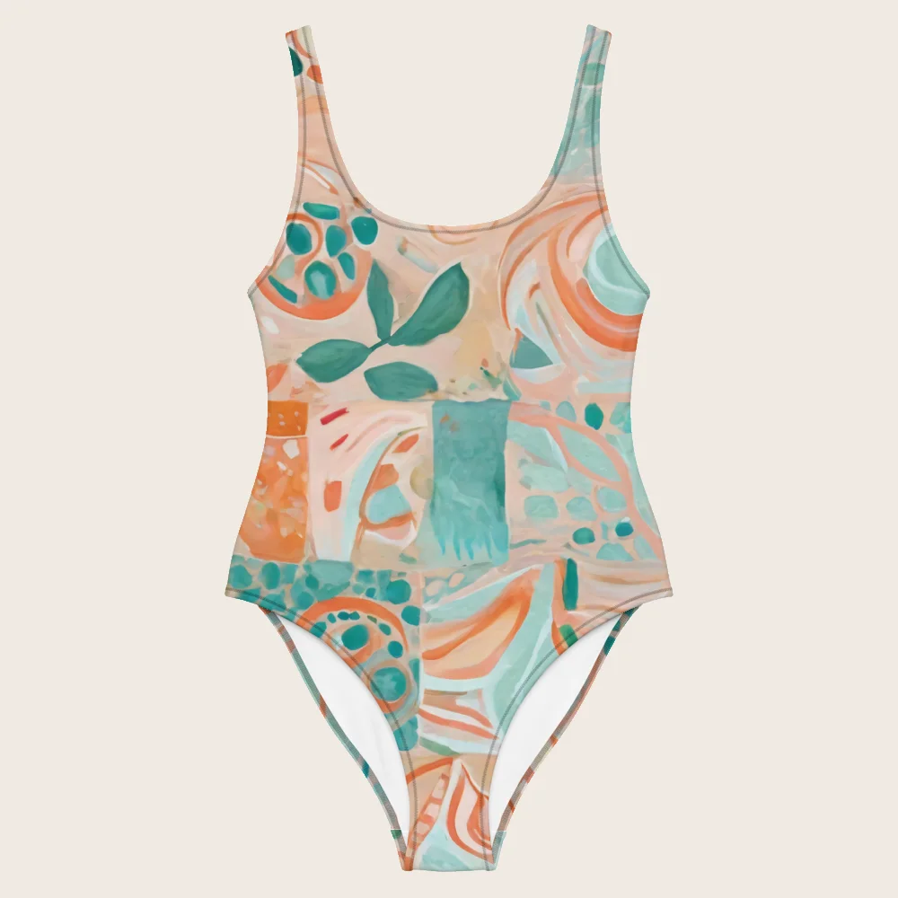 One-Piece Swimsuit on model
