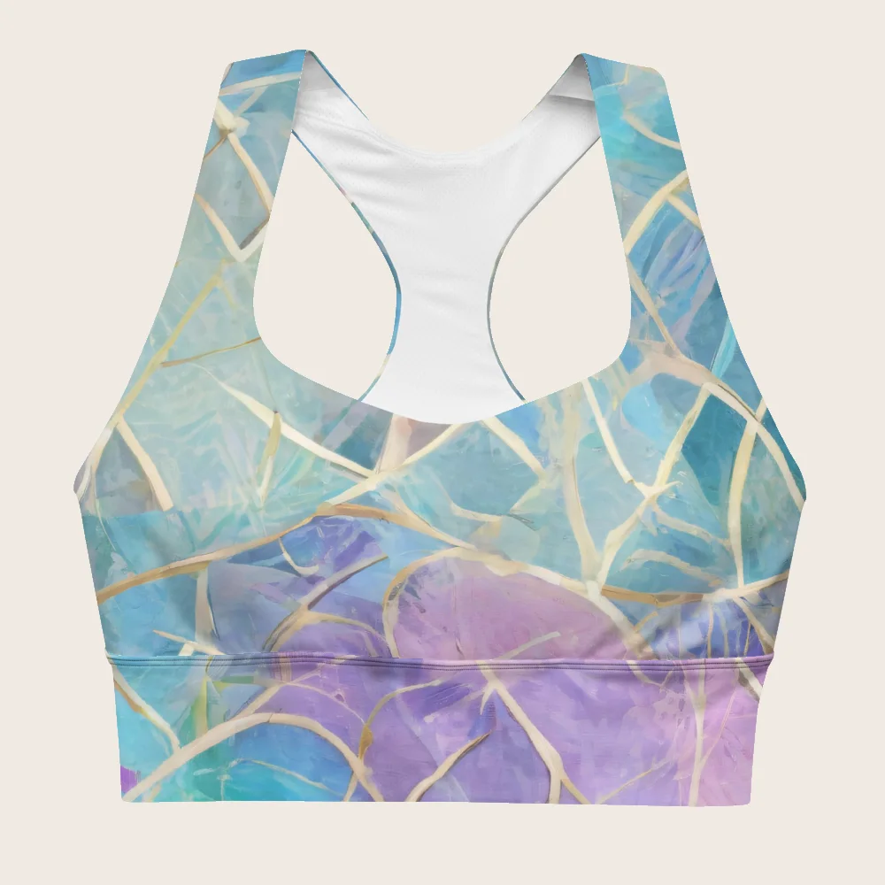 Longline Sports Bra on model