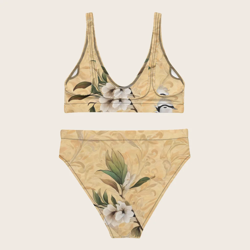 High-Waisted Bikini on model