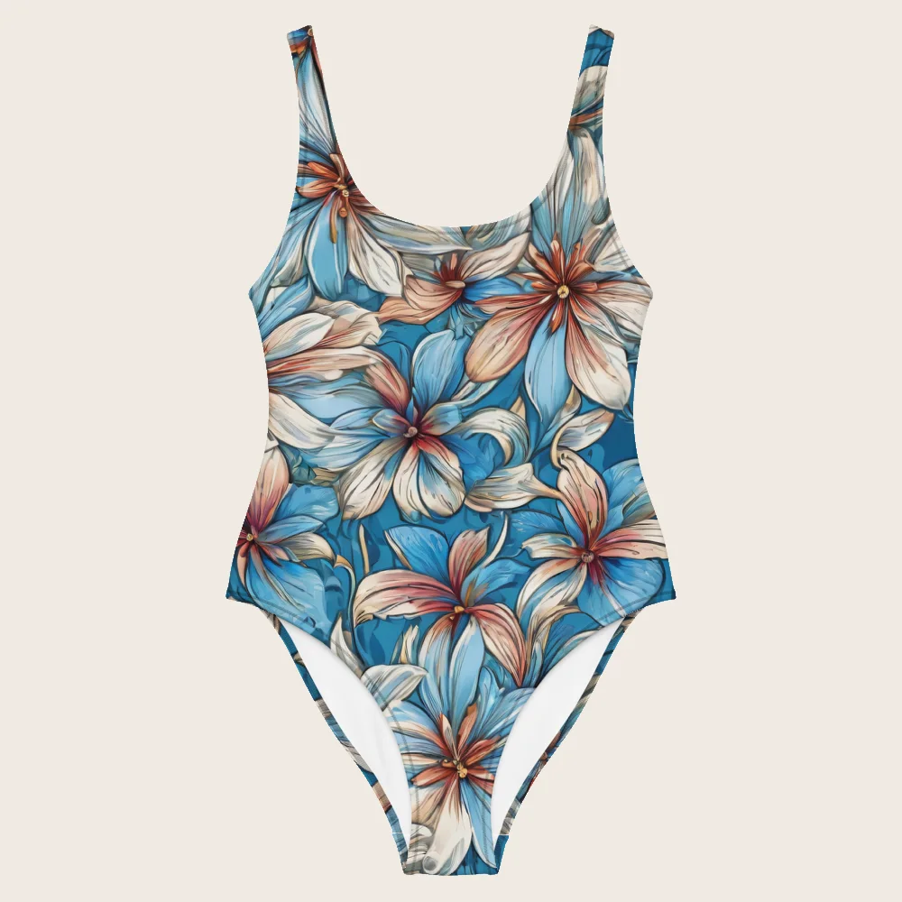 One-Piece Swimsuit on model