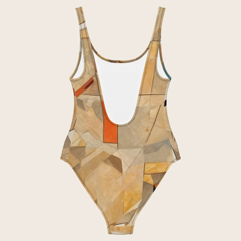 One-Piece Swimsuit on model